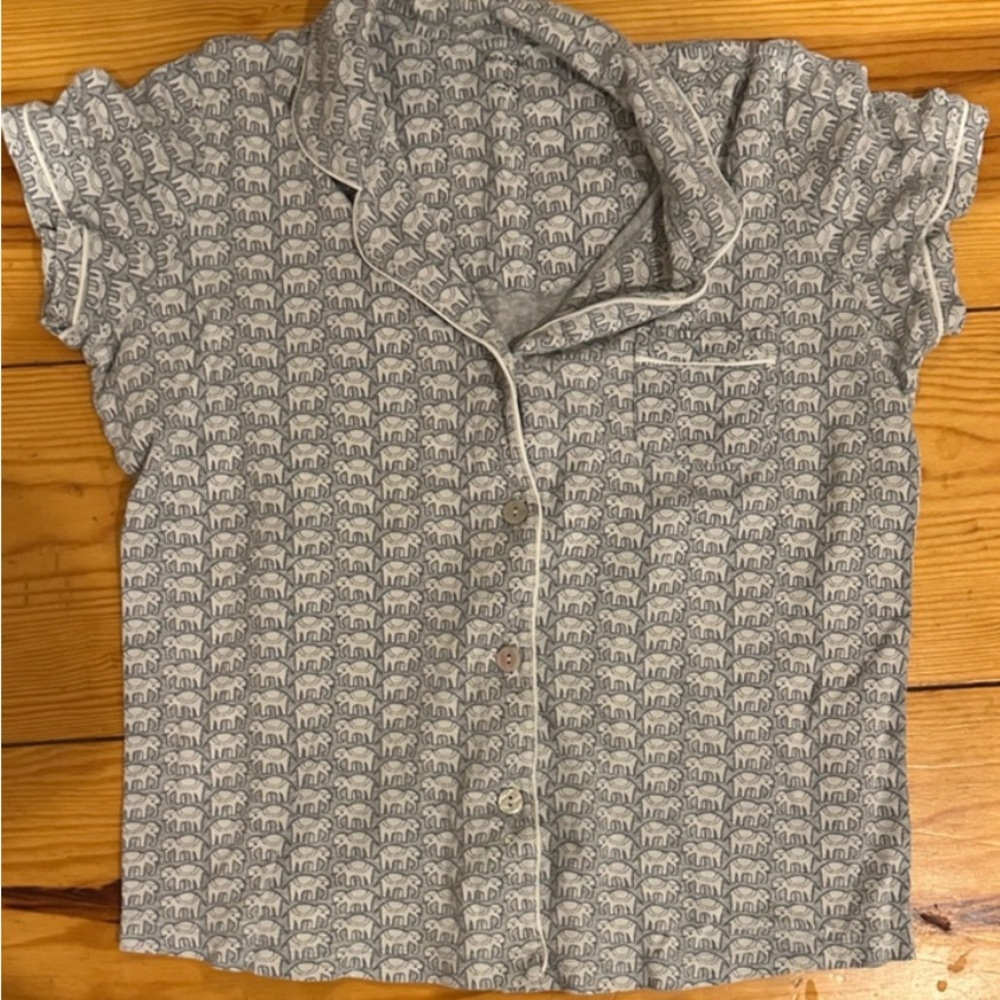 Roller Rabbit Elephant Pajama top